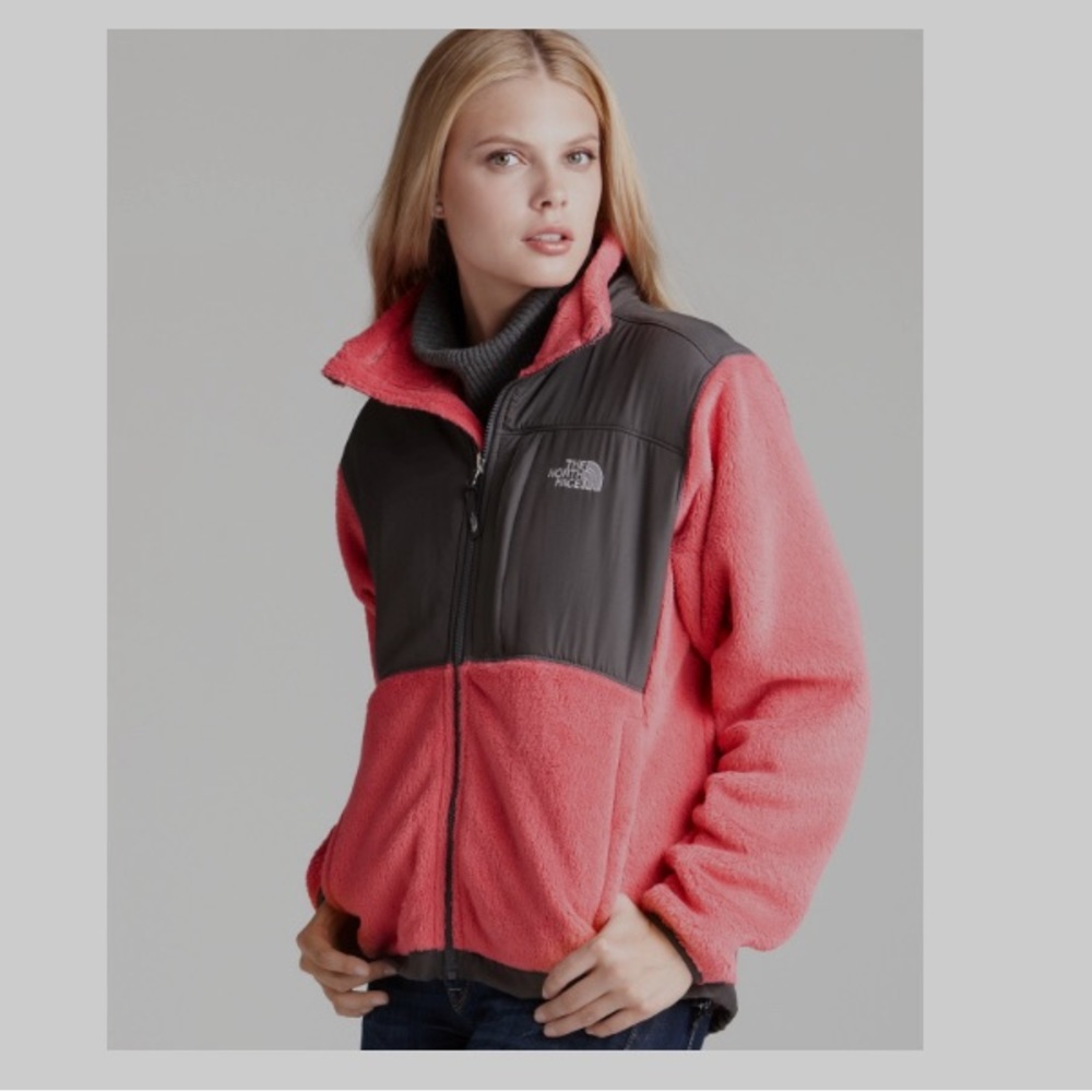 The North Face Pink and Gray Utility Jacket